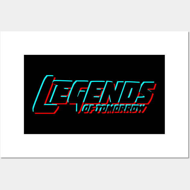 Legends of Tomorrow Logo - Glitch Wall Art by viking_elf